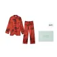 [Gift Box Set]Ink Wash Bamboo Shadow China Red Women's Matching Set