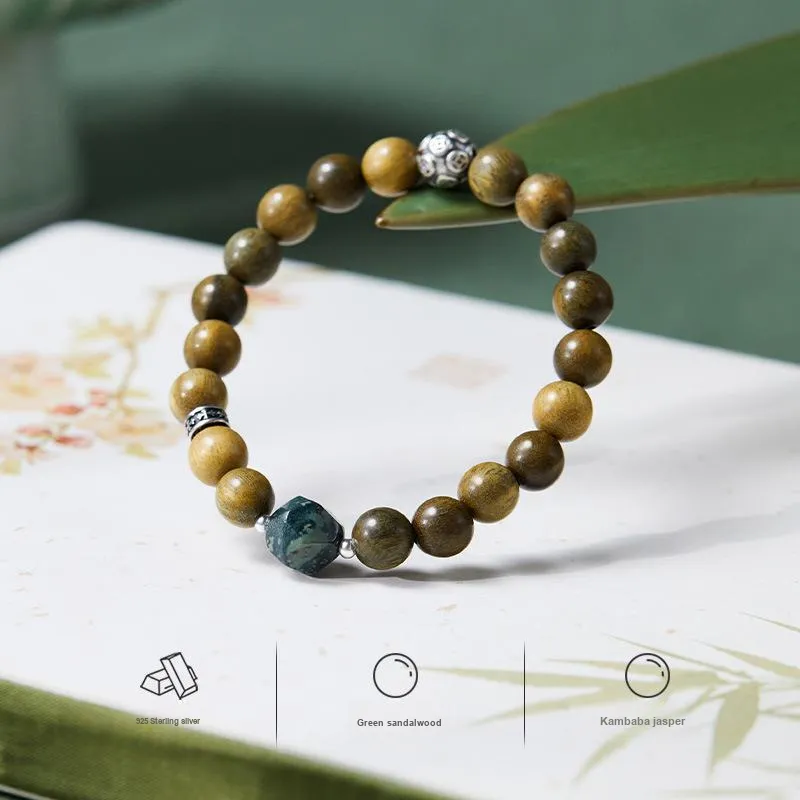 WJT Green Sandalwood Bracelets Unisex-2