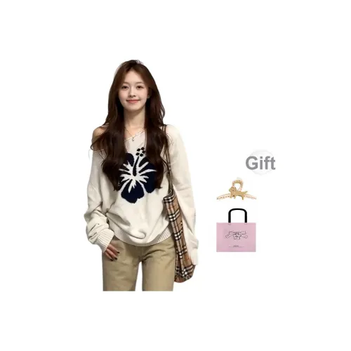 EVPGB Белый Женский Свитер