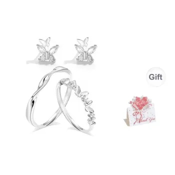 GIFU S999 Fine Silver Stud Earrings Unisex