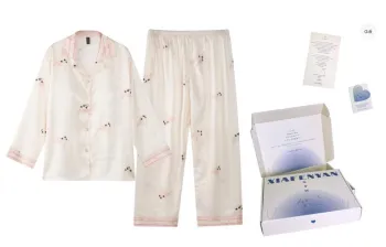 XIAFENYAN Pajama Gift Box Women's Apricot