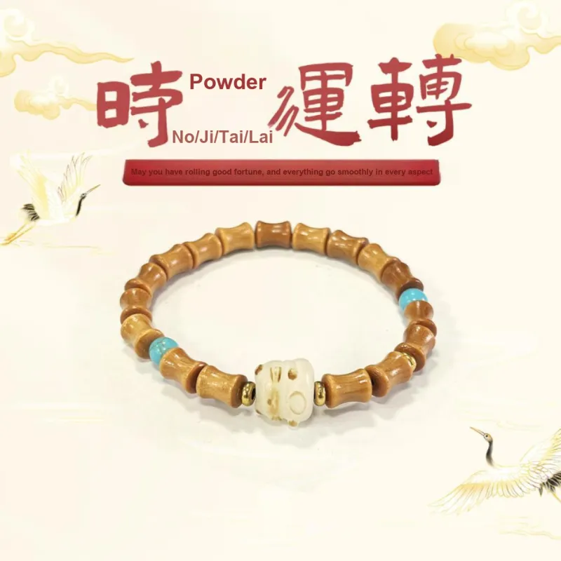 Ryukyu Barbie Sandalwood Bracelets Unisex-1