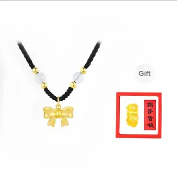 Chongqing Gold Store 999 Fine Silver Necklaces Women's