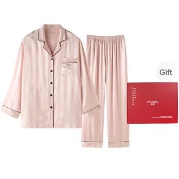 MEITENG Pajama Set Spring And Fall Women's Pink
