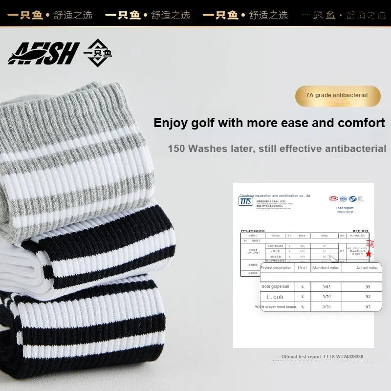AFISH Mid Calf Socks Men's Gift Box 7 Double Packs-2