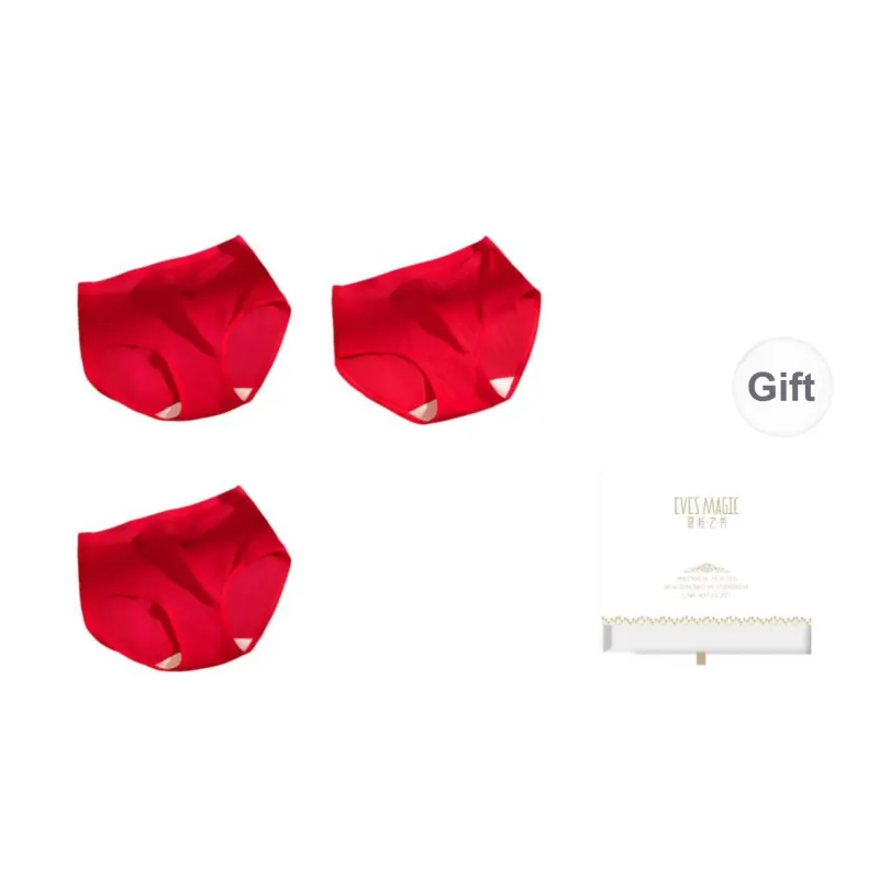 XIA.WA.ZHI.XIU Underpants Women's Shopping Bag 3 Pack-5