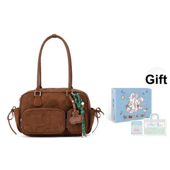 VANWALK Picnic Series PU Shoulder Bag Large Size Women's Multicolor