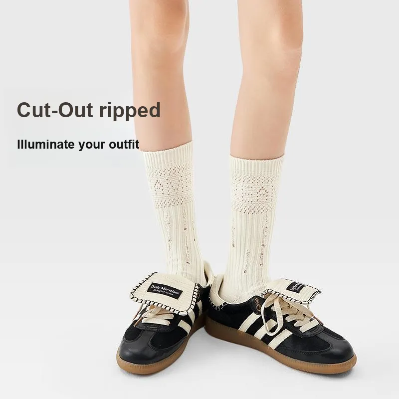 JKN Slouch Socks Beggar Socks High Rise Knee High Socks Women's 1 Pack-1