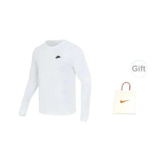 Nike T-Shirts Men White With Gift Bag