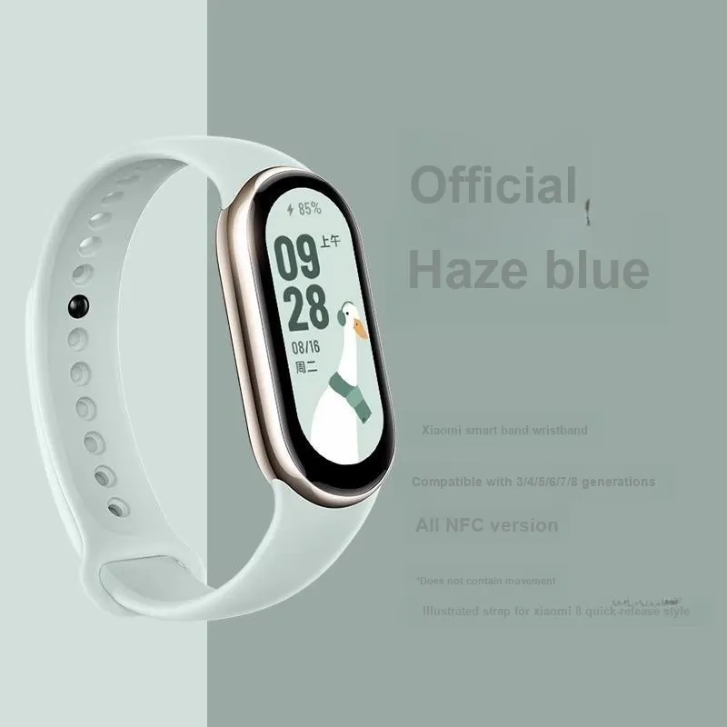 IWabcertoo Watch Band Xiaomi Compatibility 19cm Silicone Material Unisex-1