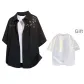 Black[Comes with Exquisite Short-Sleeved Shirt]