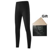 1 Pack (Night Black) Dralon Heat-Retaining/Antibacterial Comfortable/Seamless Skin-Friendly
