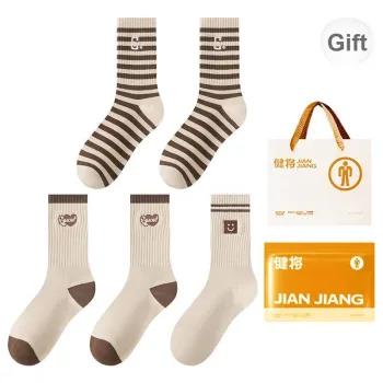 Master Mid Calf Socks Women's Shopping Bag 5 Pack