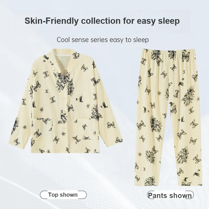 OUSHIBO Pajama Set Women's Image Color-4