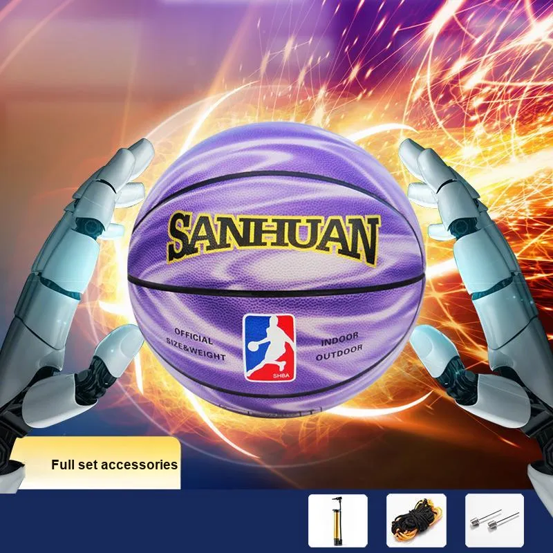 THREEHUAN PU Basketball Size 7 Training Unisex-19