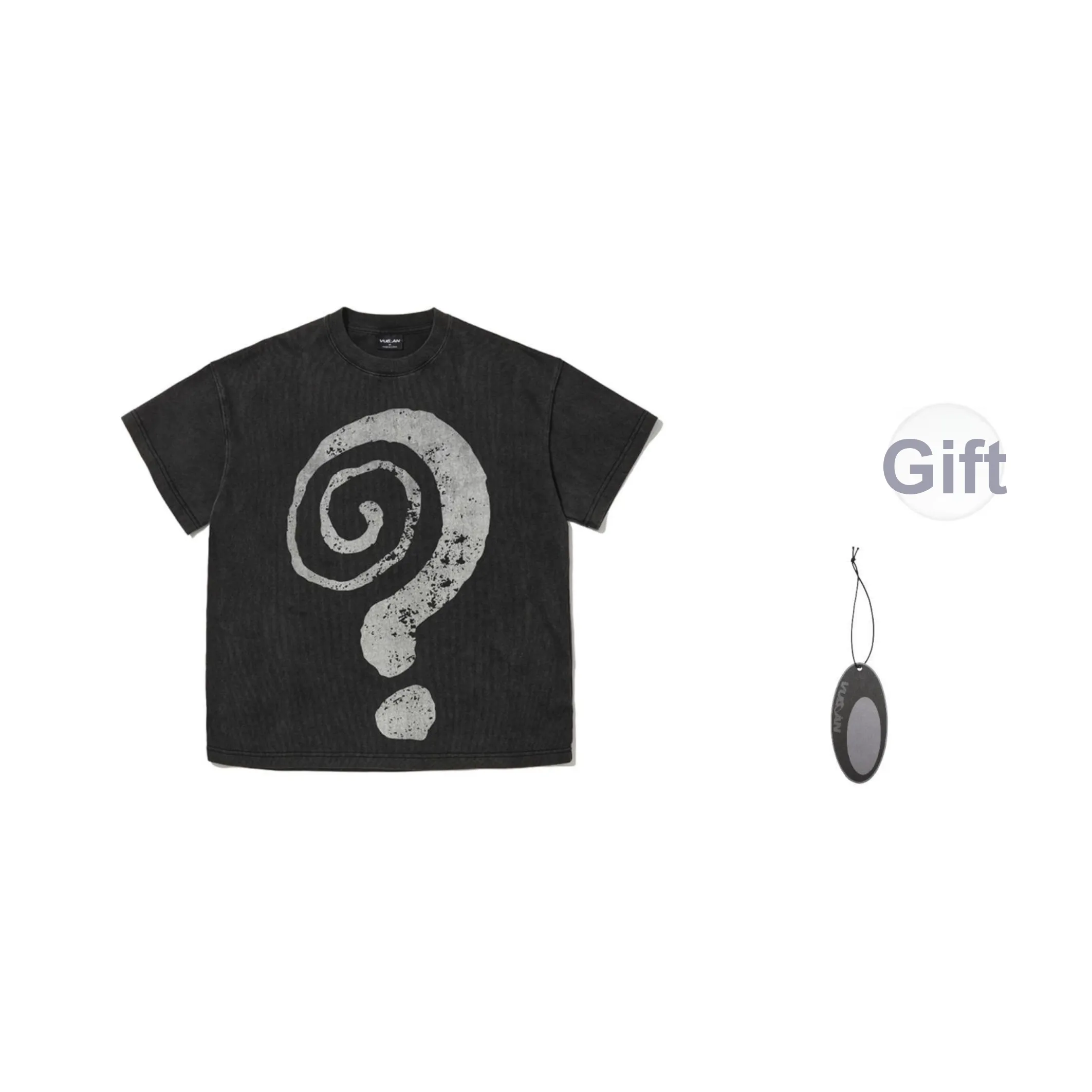 VULCAN STORE Темно-серая унисекс футболка