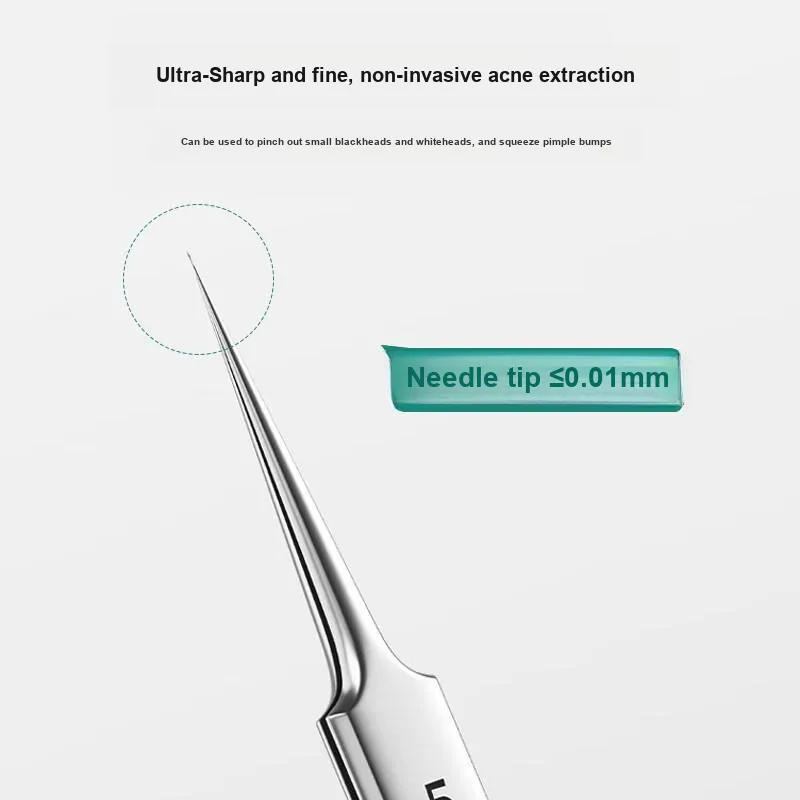 JIANYINGSHU Ultra Sharp Blackhead Remover Set Of 3 Make up Tools Blackhead Removal Needle-2