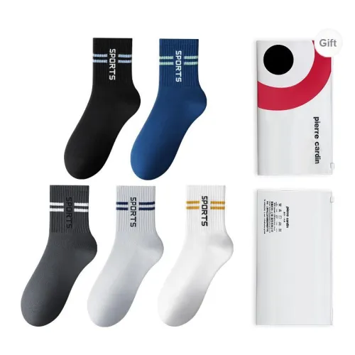 PIERRE CARDIN Mid Calf Socks Men's 5 Pack