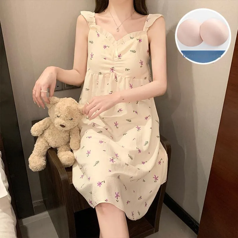 Ta Yan Nightgown Women's Apricot-2