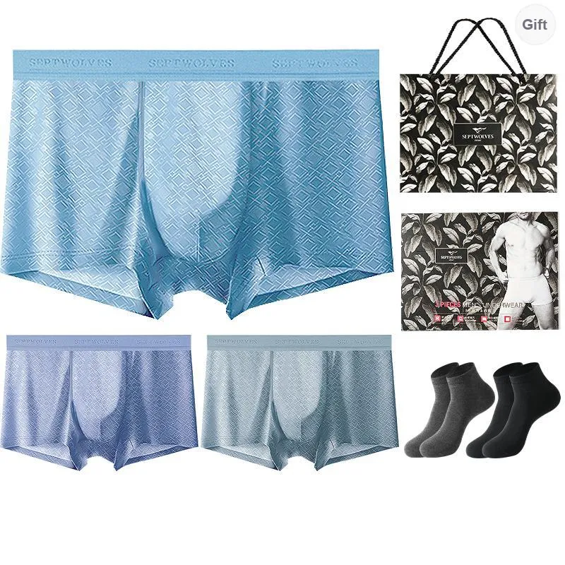 SEPTWOLVES Underwear Gift Boxes Men's 3 Pack+Shopping Bag-8