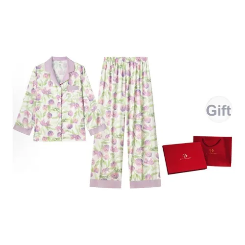 DAFENQIMIMA Пижамный комплект для женщин набор в подарочной коробке