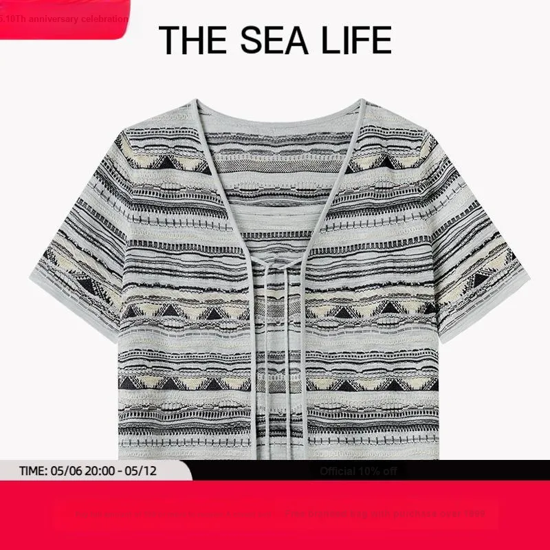 THE SEA LIFE Knitwear Women's Glacier Gray-1