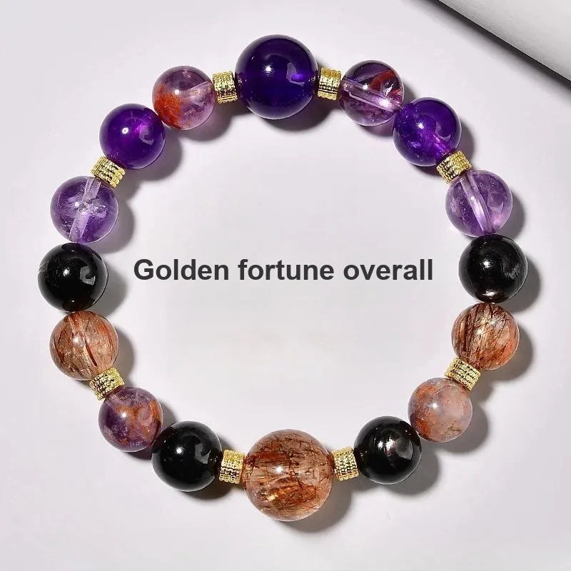 Harf Tiger's Eye Stone Jade Bracelets Unisex-16