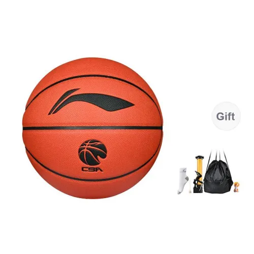 LiNing CBA Collection PU Basketball Brown Size 7 Training Unisex