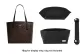 Black Gold Buckle Stress Relief Shoulder Strap Pad (New Upgrade · More Invisible)+Storage Liner Set