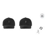 Men's Black+Women's Black with Couple Rings