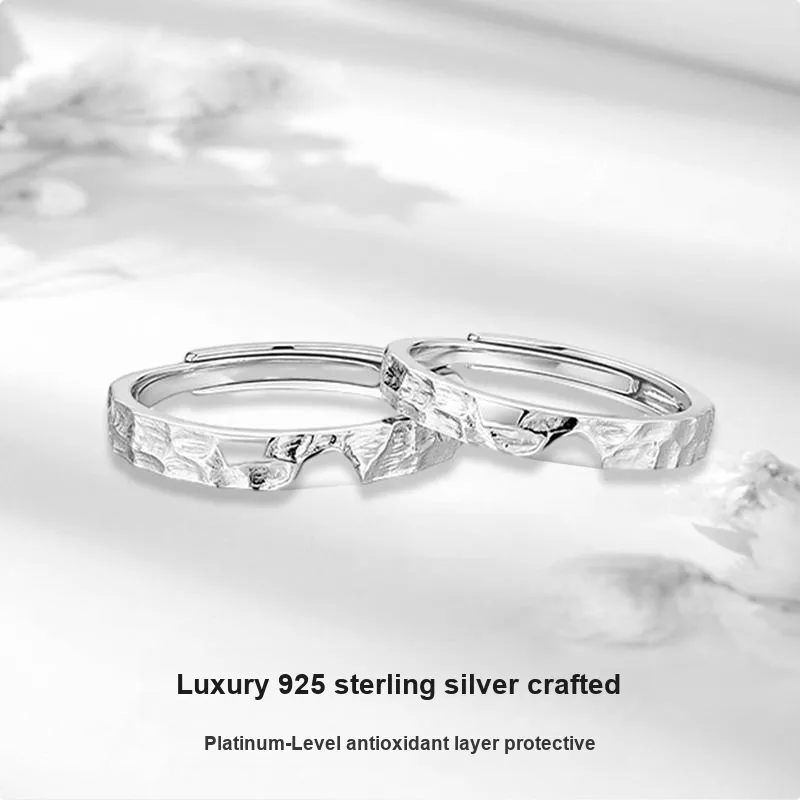 FOREVER MELODY 925 Sterling Silver Rings Unisex-1