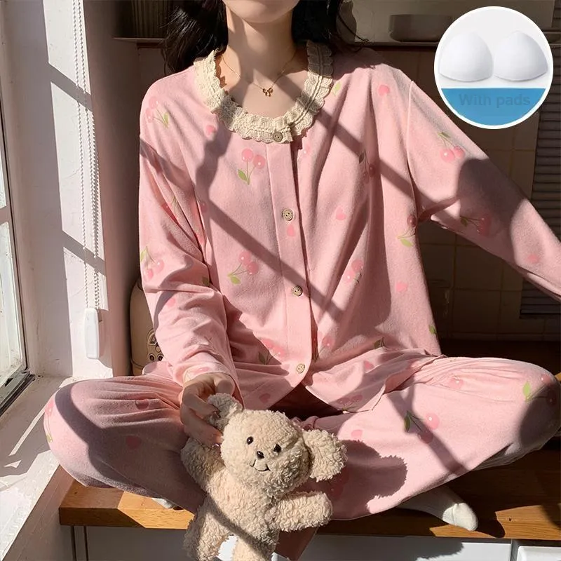 Sleeping Beauty Pajama Set Women's Pink-2