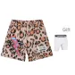 Single Layer Classic Color+High-Rebound Pants (Pink Lightning Jaguar+Woven Label)