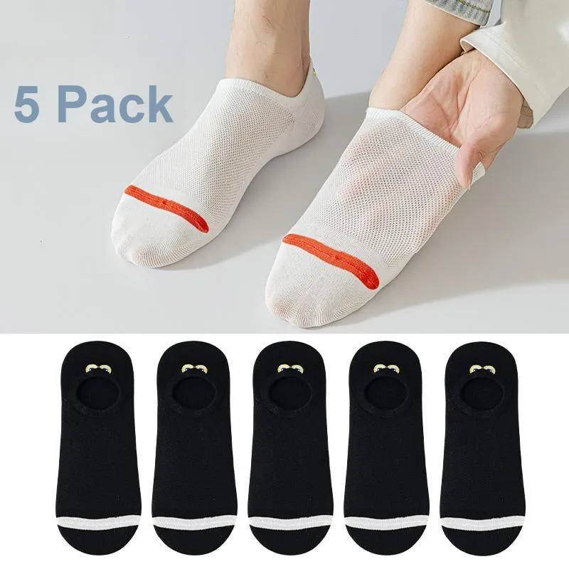 Cotton Gene No Show Socks Men's 5 Pack-33
