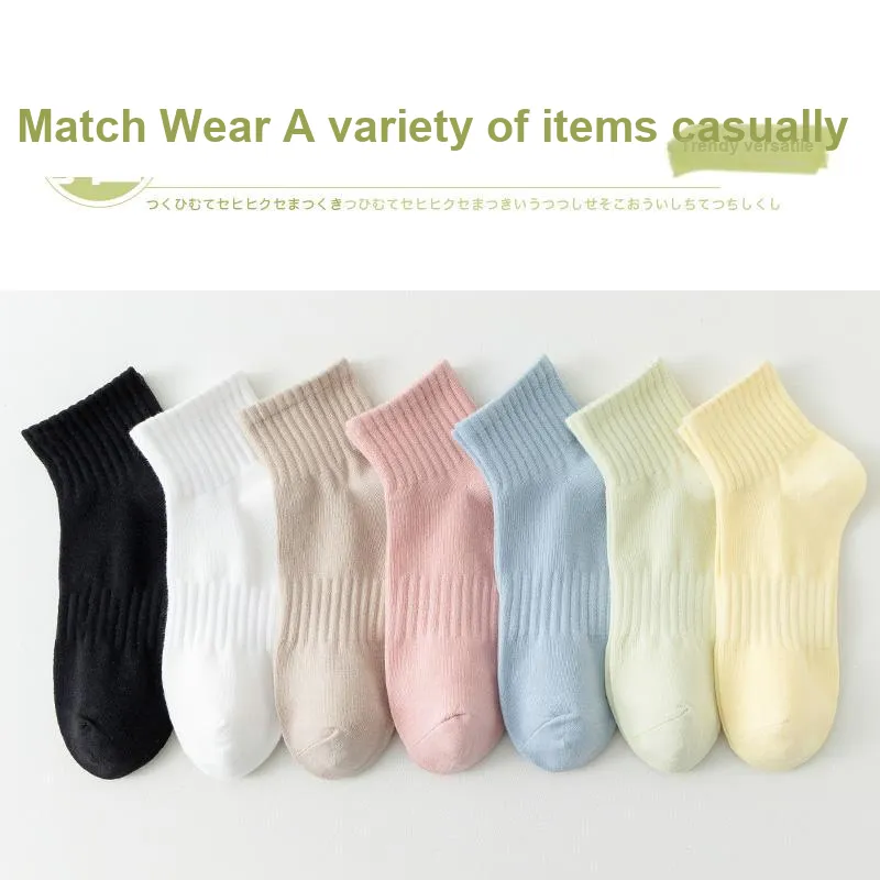 Lan Miao Ankle Socks Women's 10 Pack-4