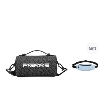 PIERRE CARDIN Pvc Pillow Bag Shoulder Bag Regular Men's Gray