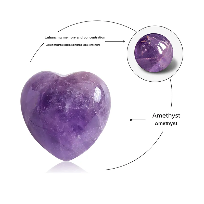 CIROCCO Amethyst Ornaments Unisex-2