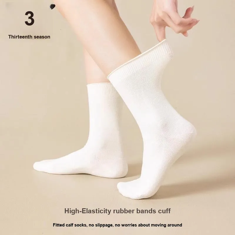 Thirteen day Season Mid Calf Socks Women's 4 Pack-20