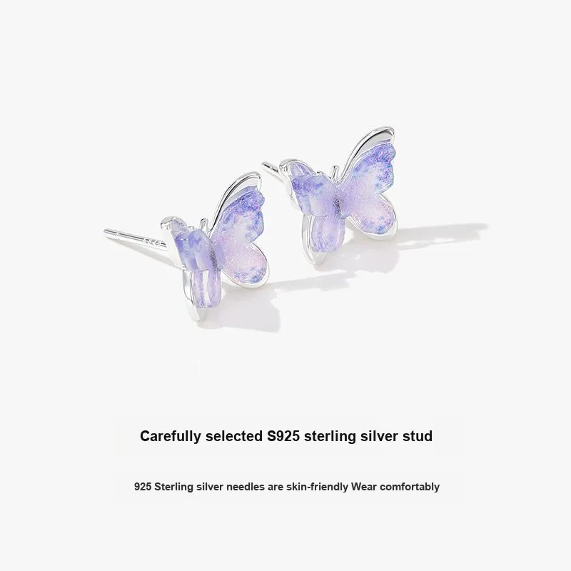 MCK 925 Sterling Silver Stud Earrings Women's-4
