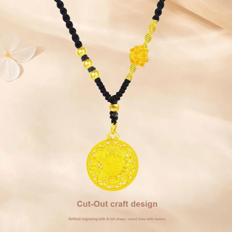 Master Kim Solid Gold Gold Beads Necklaces Unisex-1