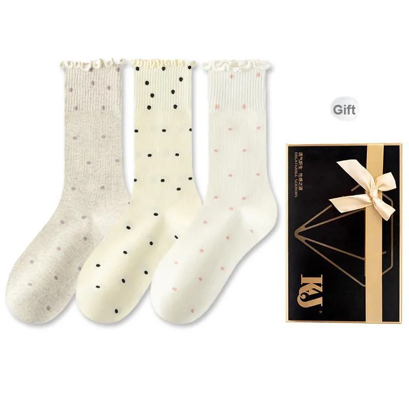 KJ Mid Calf Socks Women's Box 3 Pack-14