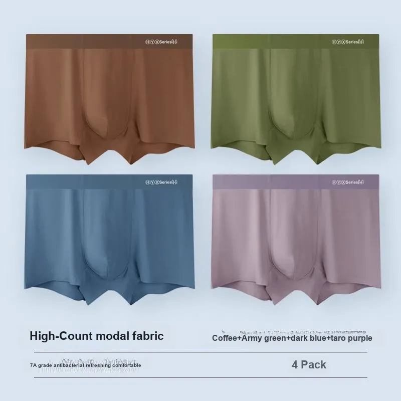 H YXIANG Underpants Men's Combo Set-25