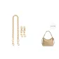 [Gold-Tone Two-Piece Set]Pig Nose *2+Decorative Chain 45cm