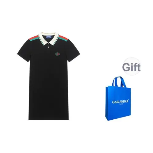 G G AVENUE Женские Короткие Платья с Короткими Рукавами