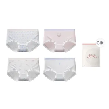 Red Beans At Home Underpants Women's Shopping Bag 4 Pack