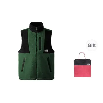 THE NORTH FACE Vest Men's Green, Shopping Bag Included