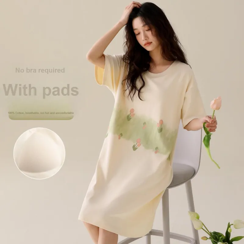 Nodos Shield Nightgown Women's Image Color-1
