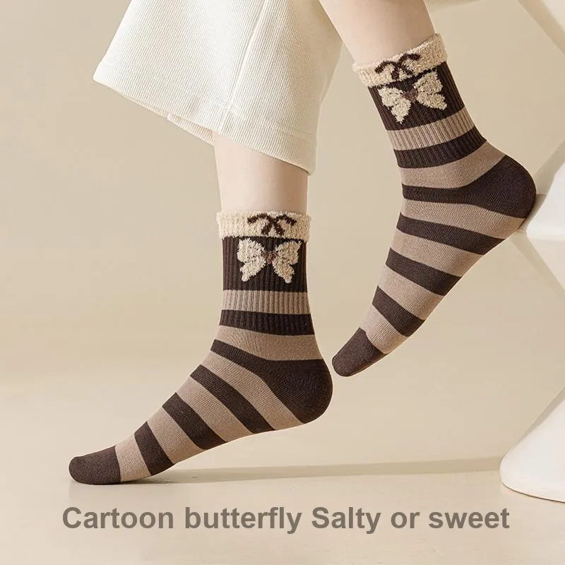 KJ Mid Calf Socks Unisex Gift Box 7 Double Packs-94