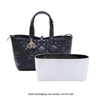 Dio Toujours DuPont Paper Interior Pocket Women's White/Khaki/Black