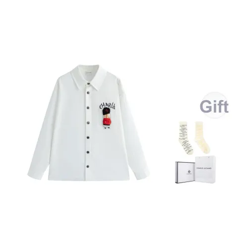 Charlie Luciano Рубашка Унисекс Белый